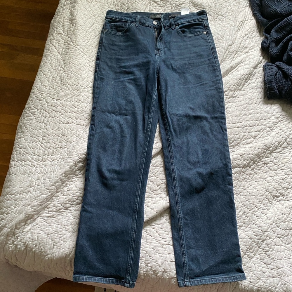 Banana Republic High Rise Straight Dark Wash Size 29